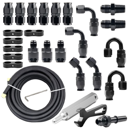 6AN/8AN PTFE Fuel Line Kit